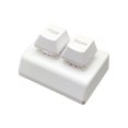 thumbnail image 1 of relayinert Copy and Paste 2 Key Keyboard Key 2 Red Switches USB Keypad Mini for Drawing White 52 x 48 x 30mm 1Set, 1 of 6