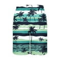 thumbnail image 4 of Moxiu Swim Shorts Mens Summer Beach Shorts 2025 Quick Dry Stretch Elastic Waist Drawstring Surf Board Shorts with Pockets Mint Green,XXXL, 4 of 5