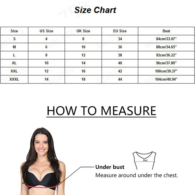 Bra Size Chart UK, International Bra Size