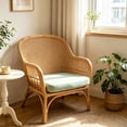 thumbnail image 6 of 1pc High Resilience Memory Foam Chair Cushion 18x18 Inchsquare Chair Pads and Washable Non Slip Seat Cushions for Indoor Dining Room Kitchen and Office Chairs, Green, 6 of 6
