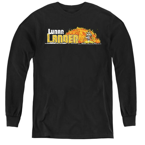 Atari Lunar Marquee Youth Long Sleeve T-Shirt Tee Black