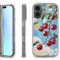 For iPhone 17 Shockproof Protective Phone Case, by OneToughShield - Cherry Bliss