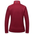 thumbnail image 3 of Little Donkey Andy Women's Insulated Hiking Jacket, Thermal Running Hybrid Jacket Dark Red Size XL, 3 of 6