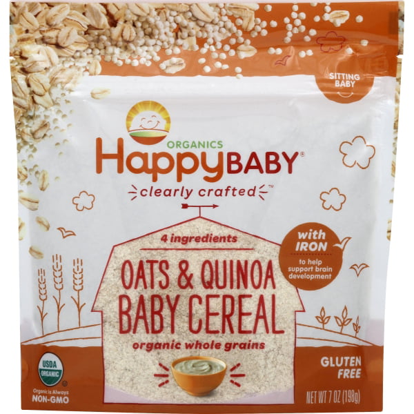 Photo 1 of HappyBaby Oats & Quinoa Ancient Grains Baby Cereal - 7oz 6PK EXP 11-2021