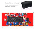 thumbnail image 2 of Pofeuu Mario Print Mouse Pad 16x35.5in Extra Large Rubber Desk Mat Non Slip Keyboard Pad for Office Gaming and Laptop Use, 2 of 9