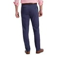 thumbnail image 3 of Haggar Men's Iron Free Premium Khaki Slim-Straight Fit Flat Front Flex Waist Casual Pant, Indigo, 36 x 29, 3 of 4