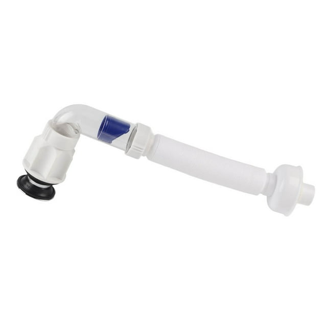 Tubo de drenaje para lavabo, flexible, expandible y antiolor, universal, tubo en forma de S
