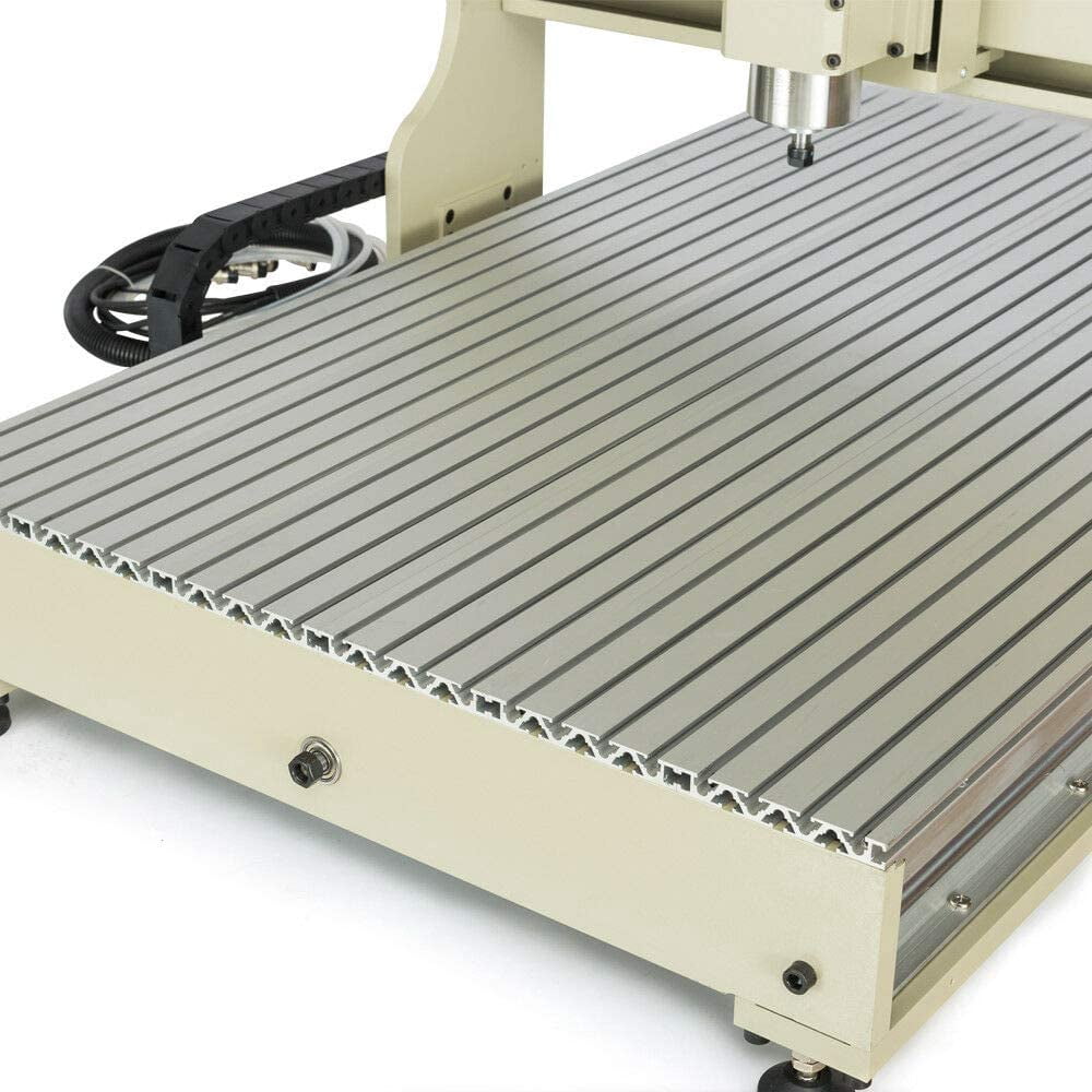 Miumaeov 4 Axis CNC 6090 Router Engraver Wood Carving Milling Machine 2.2kW+Controller USB