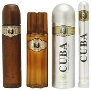 Cuba Gold Cologne Gift Set For Men, 5 Pieces