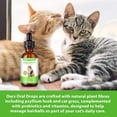 thumbnail image 6 of Cat Hairball Support Drops, Cat Hairball Control, Skin & Coat Health, Digestive Comfort, for Kittens & Adult Cats 2floz/60ml, 6 of 9