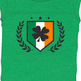 thumbnail image 4 of Inktastic St Patricks Day Irish Flag Shield and Shamrock Boys or Girls Baby Bodysuit, 4 of 5