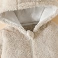 thumbnail image 4 of Baby Snowsuit Hooded Jumpsuit Bear Ear Boy Baby Romper Warm Outfits Baby Girl Little Sister Outfit 3-6 Months, 4 of 6