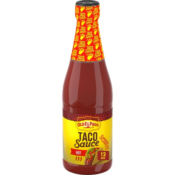 Old El Paso Taco and Enchilada Sauce, Hot, Meal Prep, 12 oz