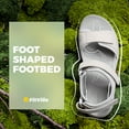 thumbnail image 5 of FitVille Wide Womens Sandals Adjustable Ankle Strap Flat Sandals with Arch Support, 8.5 Wide, 5 of 9