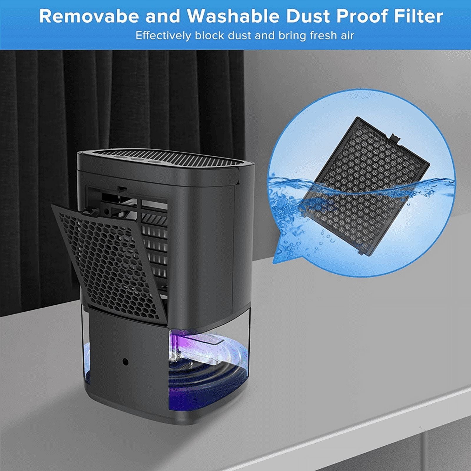 Dehumidifier, Dehumidifiers for Home 35Oz Dehumidifier for Bathroom 2500 Cubic Feet(280 Sq Ft) US Plug,1 x dehumidifier,White
