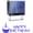 Blue Ink, variant on HAPPY BIRTHDAY Self Inking Rubber Stamp Custom Colop Office Stationary P20 Mini Stamper