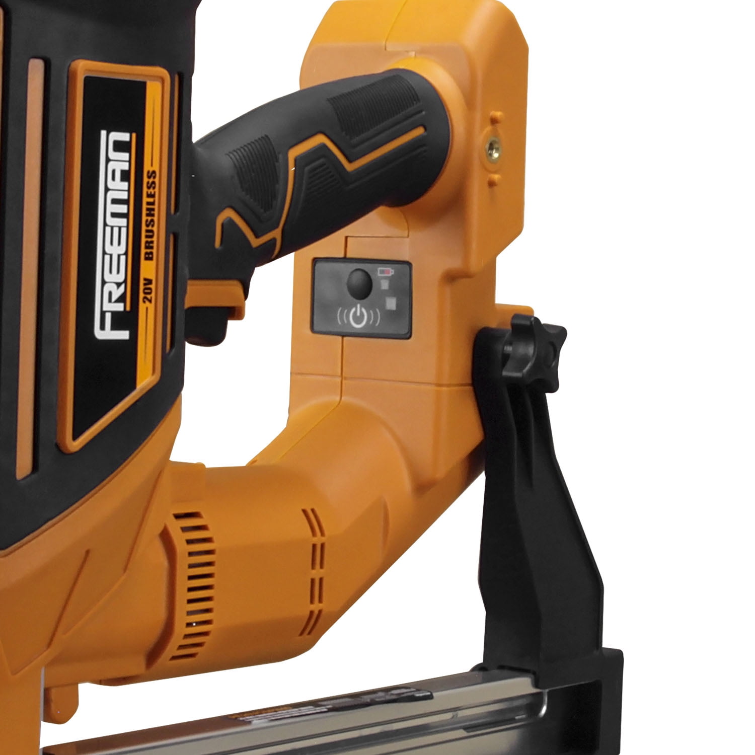 Freeman PE20VTCSPN40 20 Volt Cordless and Brushless 1-1/2" Concrete Nailer (Tool Only) – 750 Shots per Charge