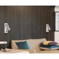 thumbnail image 2 of Cal Lighting Led 1-Light Adjustable Wall Reading Lamp in Brushed Steel Silver, 2 of 4