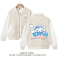 thumbnail image 4 of Sanrios Cinnamoroll Kuromi Pochacco-Chaqueta de uniforme de béisbol estampada para niños, abrigo de manga larga Kawaii, regalo para niños, 4 of 5