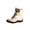 White, variant on Women's Ankle Boots Water-Resistant Side Zipper Wide Width Comfortable Leather Winter Boots with Faux Fur Lining