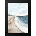 thumbnail image 2 of Mavis, Luna 11x14 Black Modern Framed Museum Art Print Titled - Walk on Beach II, 2 of 5