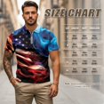 thumbnail image 6 of Aplkyhs 250th Anniversary Matching Couple Golf Shirts Mens Hawaiian Shirt Golf Accessories for Men Mens Shirts Casual Soft and Comfortable for Golf Tennis Hiking Running Gym, 6 of 6