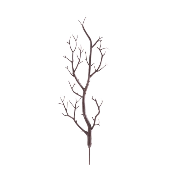 Bendable Artificial Bare Dry Twig Stems, Leafless Plastic Branch Picks, Vase Filler Sprigs for Halloween Fall Wedding Indoor Floral Arrangement Decor