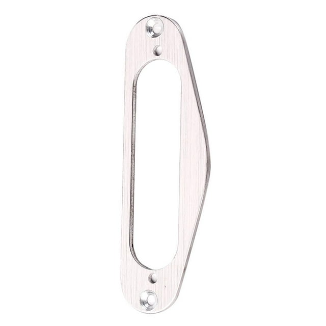 de pastilla de cuello de bobina simple con tornillos para guitarra eléctrica cromada Cromo shamjiam Anillo de recogida