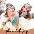 thumbnail image 4 of Lsque Colorful Donuts Pattern Knitted Beanie, Unisex Winter Hat, Knit Hat Winter Beanies Thick Fisherman Beanies Cuffed Plain Skull Caps, 4 of 6