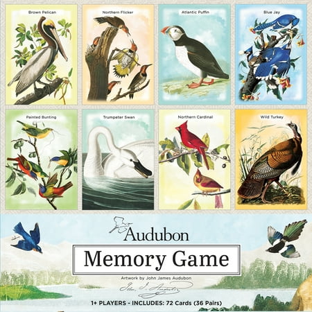 MasterPieces Audubon Memory Matching Game for Adult