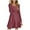 Burgundy, variant on Elainilye Fashion Dresses for Women Round-Neck Solid Color Temperament Long Sleeve Sweater Dress,Green