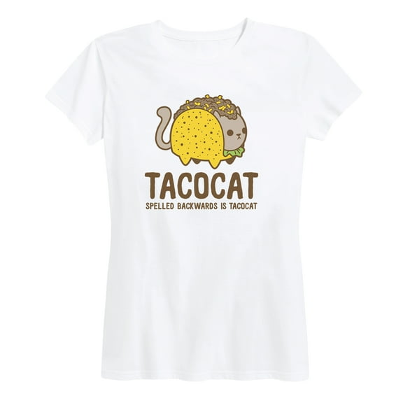 Instant Message - Tacocat Spelled Backwards - Women's Short Sleeve Graphic T-Shirt