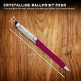 thumbnail image 5 of 10 Crystalline Ballpoint Pens Pack - Twist mechanism, Black Ink - Pink, 5 of 5