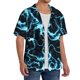 thumbnail image 2 of Fotbe Lightning Camisa Estampada de Manga Corta para Hombre, Casual de Verano, Estilo Playero, Sin Arrugas-X-Large, 2 of 5