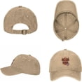 thumbnail image 6 of Just A Girl Who Loves Highland Cow Baseball Cap Golf Hat Dad Hat Vintage Cotton Washed Baseball Caps for Women Man, 6 of 9
