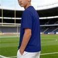 thumbnail image 6 of Tsesme Boys Sports T-Shirt, V-Neck Short Sleeve Tee, Summer Loose Mesh Breathable Workout T-Shirt Daily Wear 5T, 6 of 8