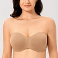 thumbnail image 4 of Sostén DELMIRA Sin Tirantes con Aros Minimizer Talla Grande 38A, 4 of 6
