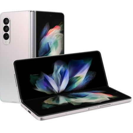 Samsung Galaxy Z Fold3 5G 256GB - Phantom Silver Verizon + GSM Unlocked Grade A-