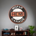 thumbnail image 3 of American Art Decor Mopar Hemi Garage Metal Sign 30" - Vintage Wall Art for Man Cave Decor, 3 of 9