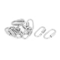thumbnail image 2 of Unique Bargains M3.5 Repair Part Stainless Steel Quick Link Chain Carabiners Silver Tone 10pcs, 2 of 4