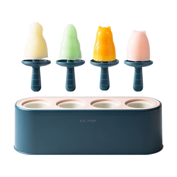 Molde de silicona para palitos de caramelo de hielo Toystoory Patrón azul oscuro