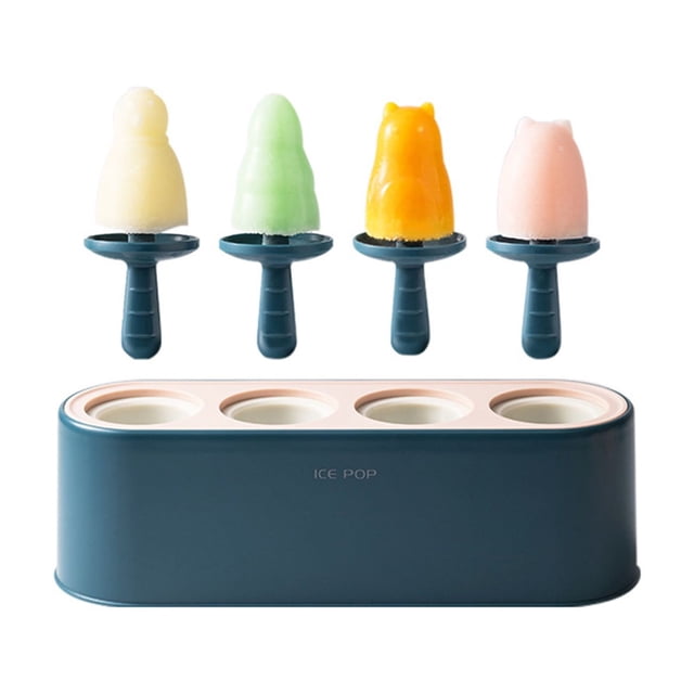 Molde de silicona para palitos de caramelo de hielo Toystoory Patrón azul oscuro