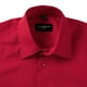 thumbnail image 4 of Russel Collection - Camisa de manga larga de popelina d poli-algodón Cuidado facil Modelo Tailored Poplin hombre caballero - Trabajo/Boda/Fiesta (Rojo Clásico), 4 of 6