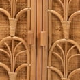 thumbnail image 6 of bali & pari Baylor Bohemian Light Honey Rattan Storage Cabinet, 6 of 6