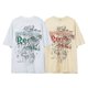 thumbnail image 2 of 23 camisetas de manga corta súper grandes con temas de rosas de moda retro de verano SONGY Ocio, 2 of 2