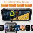 thumbnail image 6 of Blackview XPLEZORE 1 Pro AI 5G Rugged Phone, Android, 15, 20000mAh, 55W, 16GB, 512GB, Black/Orange, 6 of 7