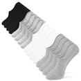 thumbnail image 1 of IDEGG 8 Pairs Men's Casual No Show Socks Men Athletic Low Cut Socks Non Slip, 1 of 8