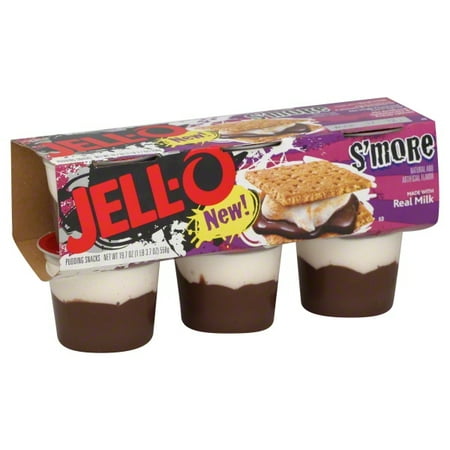 Jell-O S'more Pudding Snacks - 6 CT
