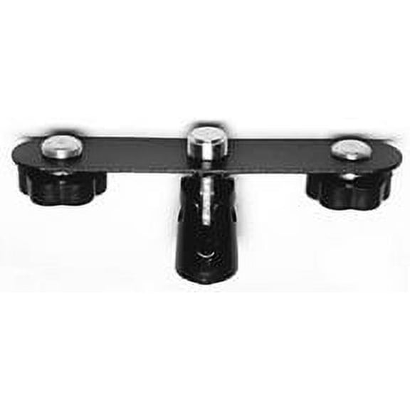 Peavey Black TRIPLE MIC ADAPTER W/ 5/8-Inch Brass Insert Stand Mount 381640 New