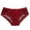 Wine, variant on FASHOFT Cotton Underwear for Women Lace Stretchy High Waisted Ladies Panties Breathable Briefs Black L